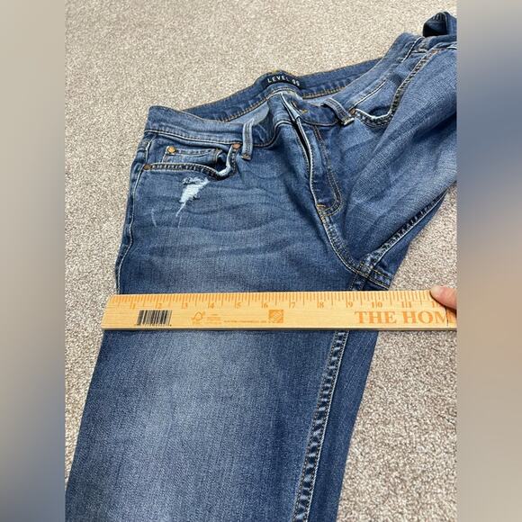 Anthropologie Level 99 Everyday Denim Jeans Size 27 Stretch Midwash blue jeans - Picture 13 of 14